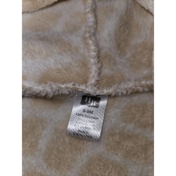 HB Baby Fuzzy robe bath time coverup giraffe size 0 -9 months - Picture 4 of 5